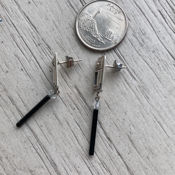 Sterling silver earrings - Picture 4 of 6